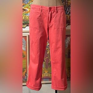 NWT Anthropologie salmon chino pants size 30